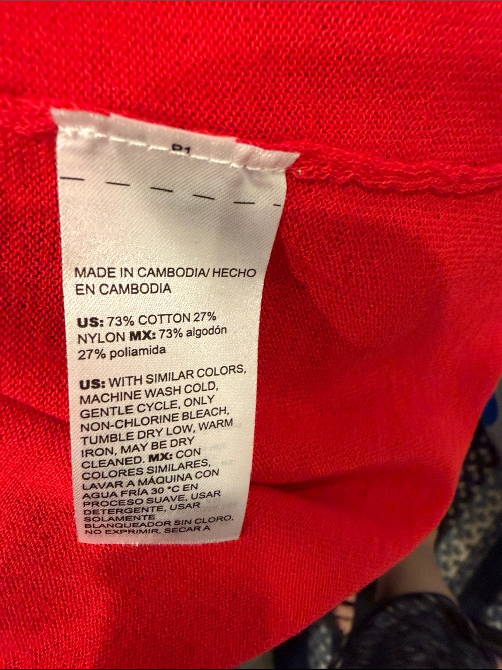 Chico’s Red Open-Front Women's Sweater Cardigan - Picture 4 of 4